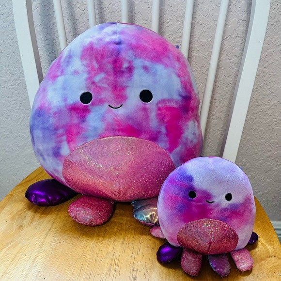 Adelaide the Octopus 12” and 5” Squishmallows - Picture 1 of 3